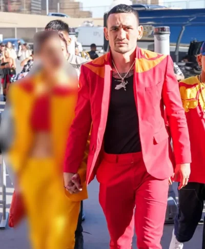 Max Holloway Red Suit