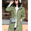 Melania Trump I Really Don’t Care Do U Green Hooded Jacket