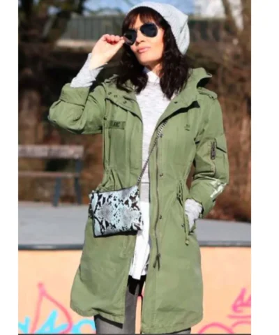 Melania Trump I Really Don’t Care Do U Green Hooded Jacket