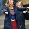 Melissa Benoist Supergirl Inspired Blue Coat