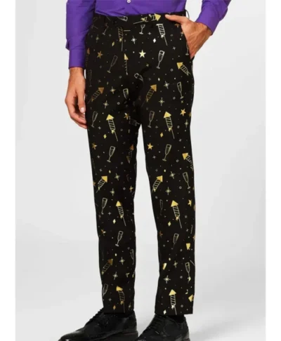 Men’s Black Fireworks Suit