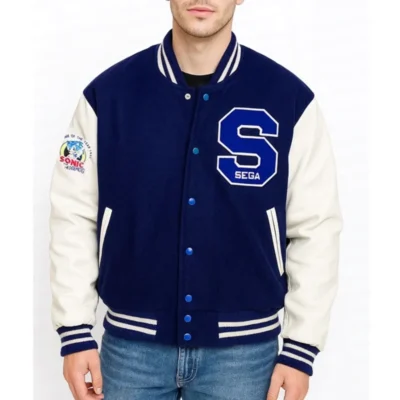 Michael Jackson Sonic the Hedgehog Varsity Jacket