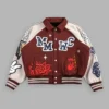 Mickey Mouse Wolves Club Maroon Varsity Jacket