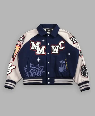 Mickey Mouse Wolves Club Navy Varsity Jacket