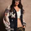 Mickey Mouse Wolves Club Navy Varsity Jacket