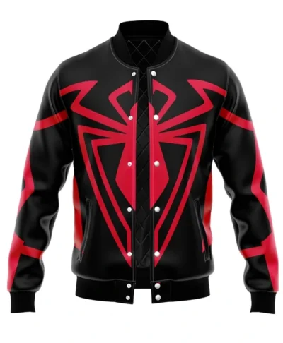 Miles Morales Black Bomber Jacket