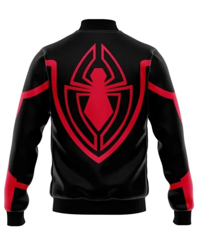 Miles Morales Black Bomber Jacket