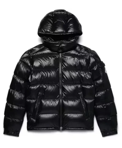 Moncler Maya Matte Short Down Black Puffer Jacket