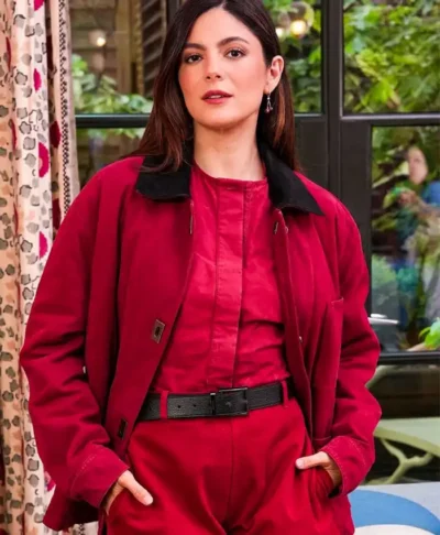 Monica Barbaro Photocall Jacket