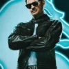 Mortal Kombat II Johnny Cage Black Leather Jacket