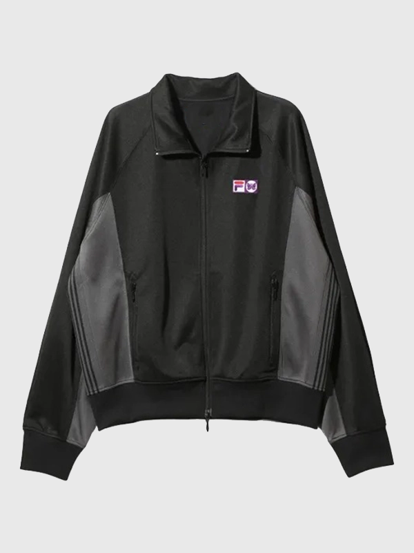 NEEDLES x FILA Black Track Jacket