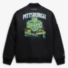 NFL Draft 2026 Black Satin Bomber Jacket
