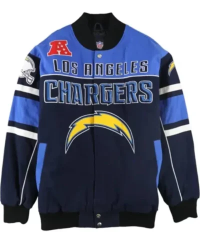 NFL Los Angeles Chargers Josiah Printed Bomber Jacket