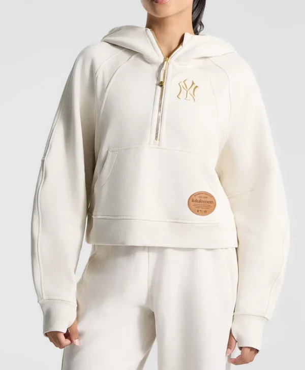 NY Yankees x Lululemon Scuba Oversized Half-Zip Hoodie