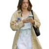 NYC Olivia Holt Beige Long Shirt