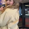 NYC Olivia Holt Beige Long Shirt