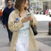 NYC Olivia Holt Beige Long Shirt