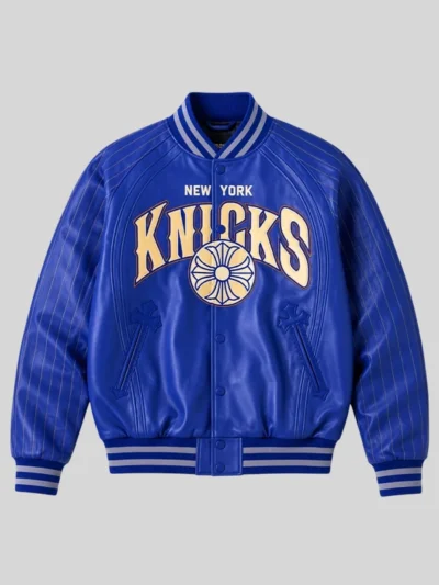 New York Knicks Chrome Hearts Varsity Jacket