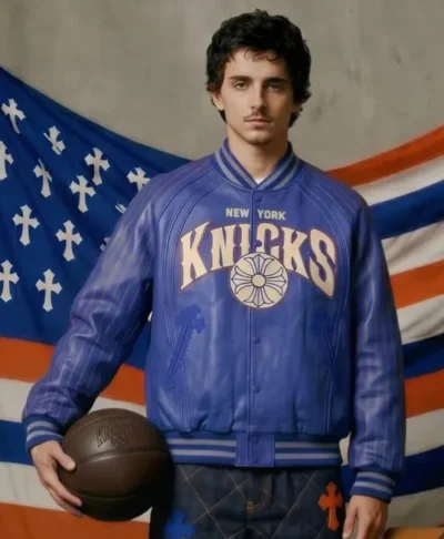 New York Knicks Chrome Hearts Varsity Jacket