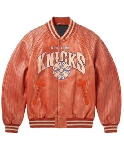 New York Knicks Chrome Hearts Varsity Jacket