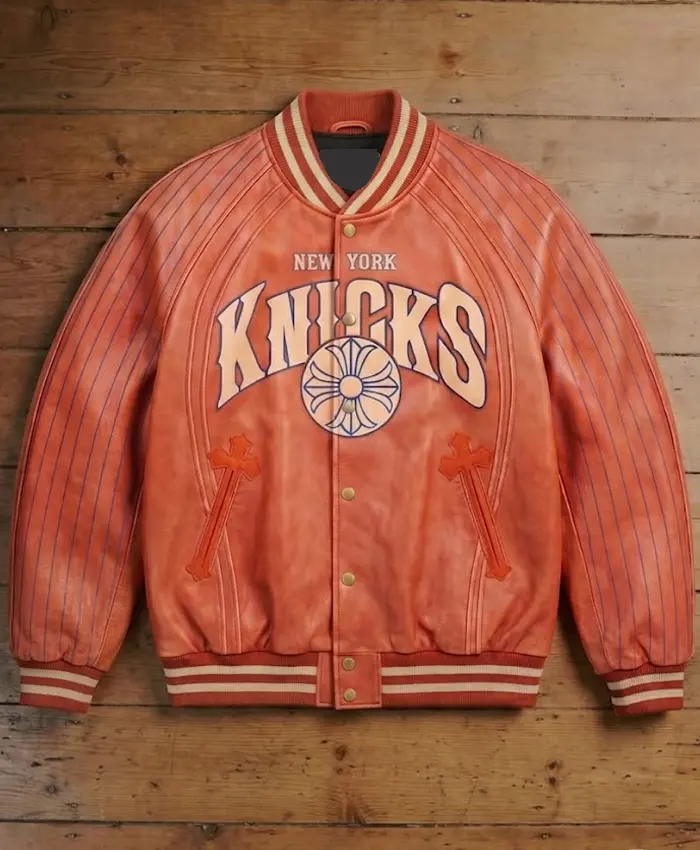 New York Knicks Chrome Hearts Varsity Jacket