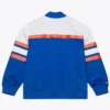New York Knicks Mitchell & Ness Royal Satin Jacket