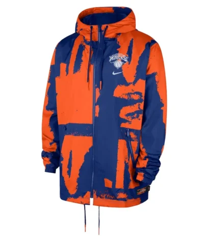 New York Knicks Nike Courtside Club Full Zip Jacket