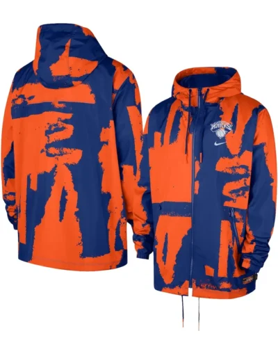 New York Knicks Nike Courtside Club Full Zip Jacket