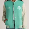 New York or Nowhere Liberty Motto Varsity Jacket