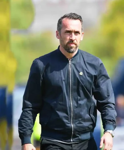Newport County Christian Fuchs Blue Jacket