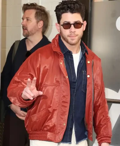 Nick Jonas NYC Red Jacket