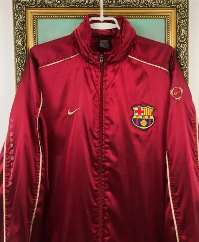 Nike Barcelona 90s Maroon Jacket