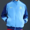 Nike FC Barcelona Strike Fourth Anthem Blue Polyester Jacket