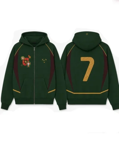 Nike x Ronaldo One Last Dance Portugal Green Zip Hoodie