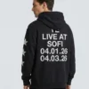 North 12 Black Graphic Hoodie Sweatshirt