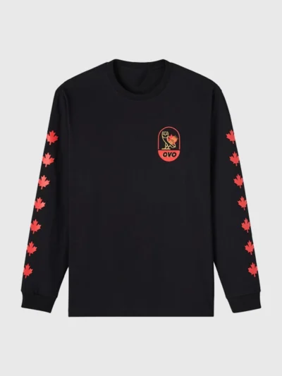 OVO Canada Basketball Long Sleeve T-Shirt