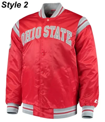 Ohio State Buckeyes Satin Jacket