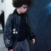 Olivia Miles Custom Coach Black Leather Jacket
