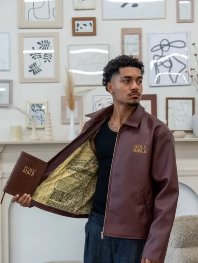 Order Now Bible Brown jacket