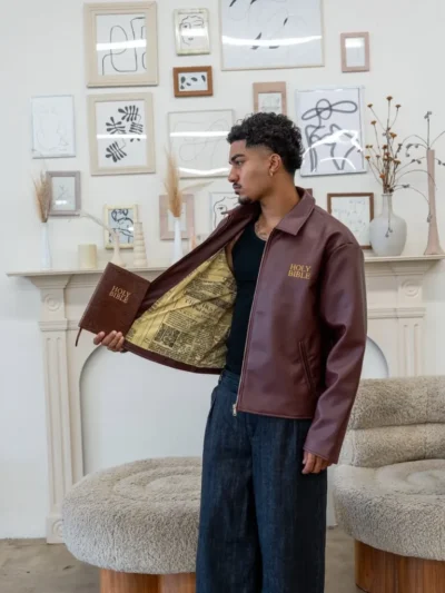 Order Now Bible Brown jacket