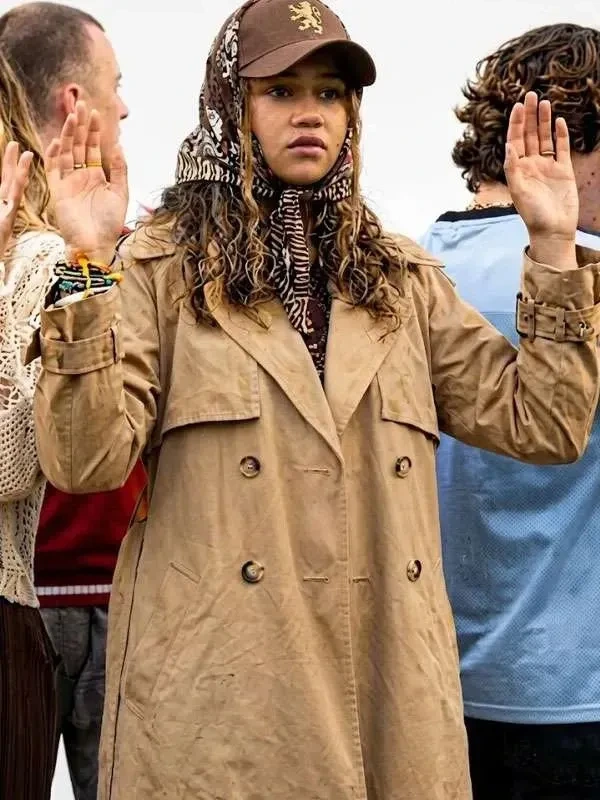 Outer Banks Kiara Carrera S5 Trench Coat