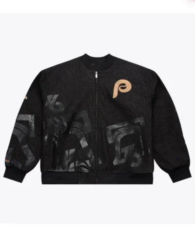 Philadelphia Phillies 1976 MLB All-Star Game Black Denim Jacket