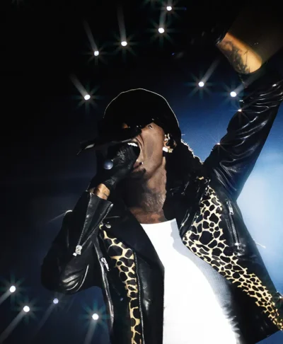 Playboi Carti Black Biker Jacket