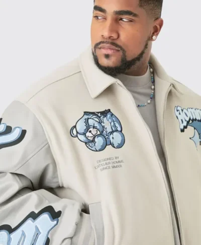 Plus Size Bomber Jacket
