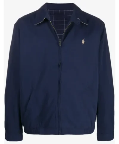 Polo Ralph Lauren Navy Harrington Bomber Jacket