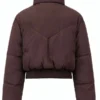 Porsha Williams The Traitors Brown Puffer Jacket
