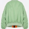 Prada x Raf Simons Light Green Bomber Jacket
