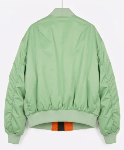 Prada x Raf Simons Light Green Bomber Jacket