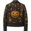 Pumpkin Ghost Biker Jacket