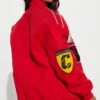Racing Cali Red Bomber Jacket